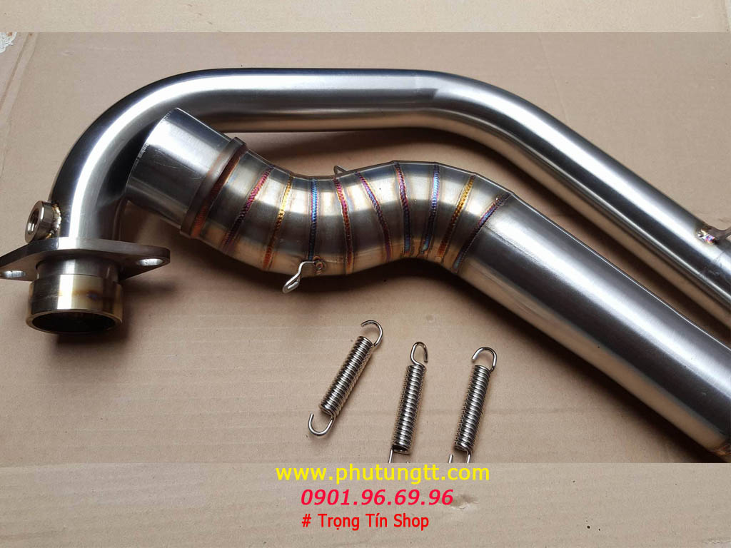 Cổ pô Inox cho Raider Fi - Satria F Fi Việt Nam